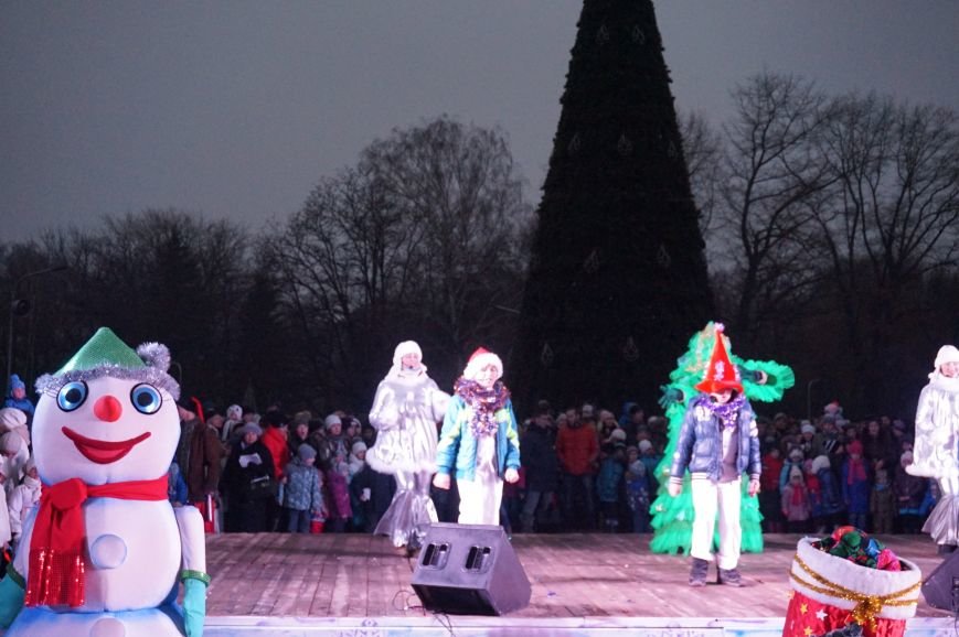 В День Святого Николая в Кривом Роге засияла огнями  главная елка города (ФОТО) (фото) - фото 1