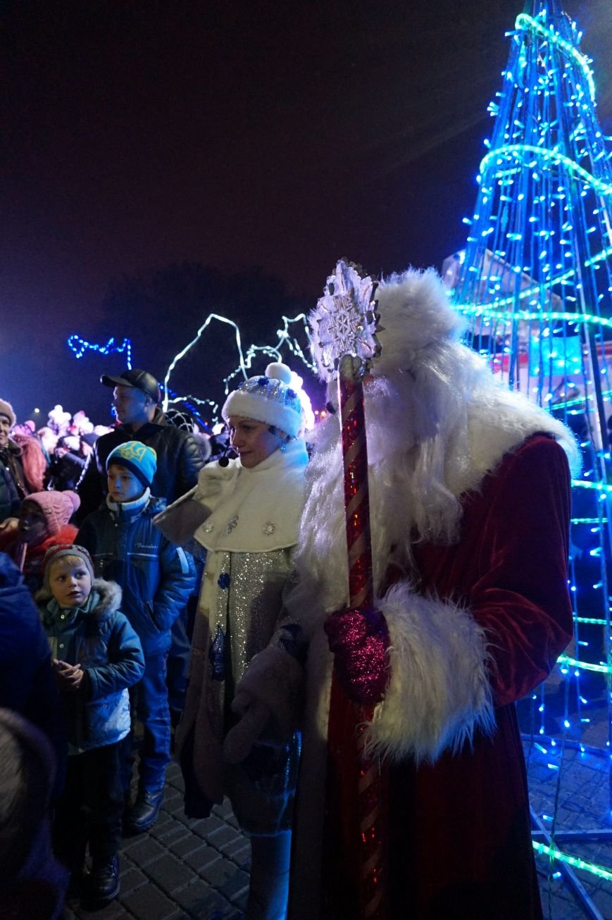 В День Святого Николая в Кривом Роге засияла огнями  главная елка города (ФОТО) (фото) - фото 1
