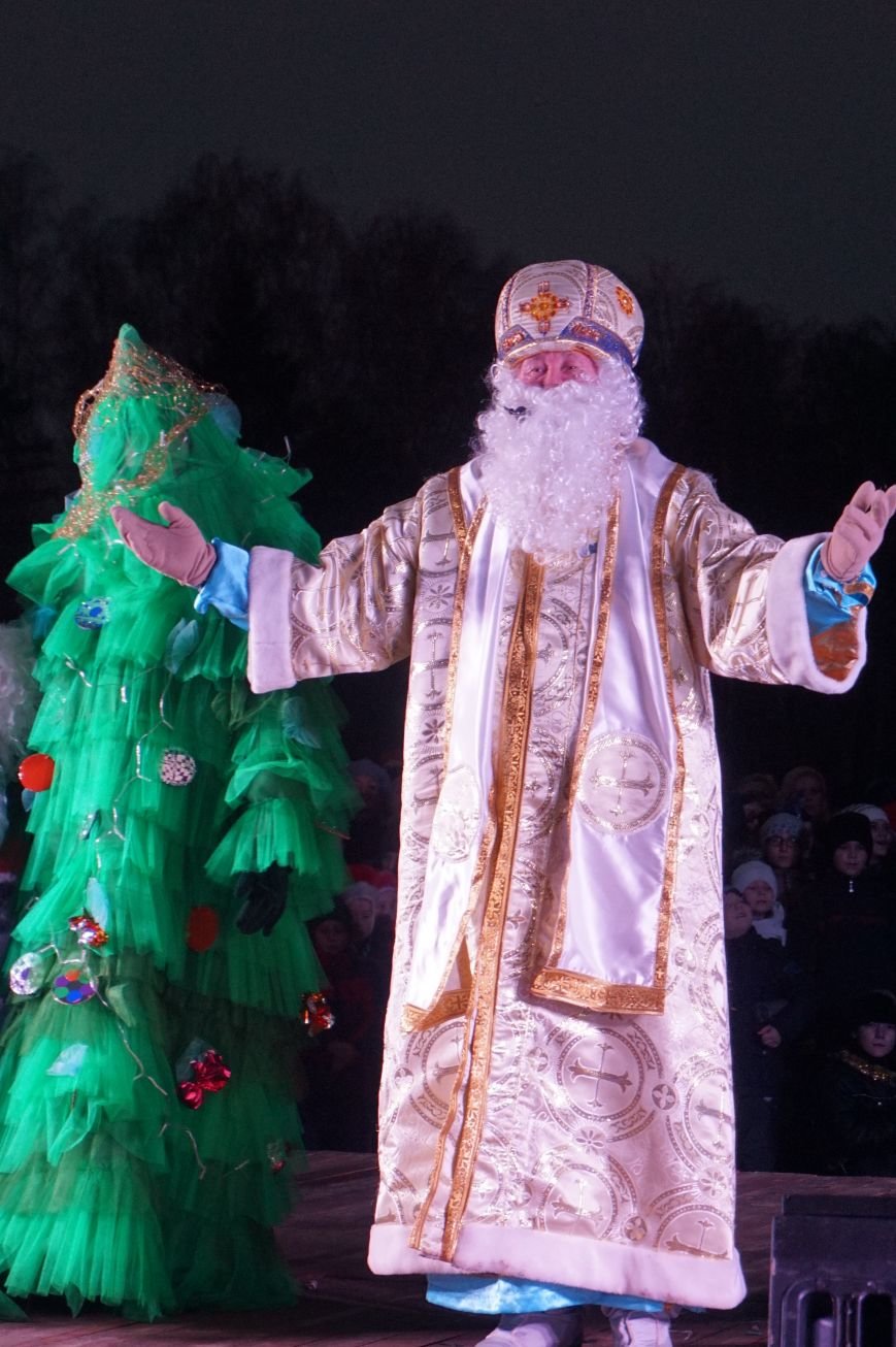 В День Святого Николая в Кривом Роге засияла огнями  главная елка города (ФОТО) (фото) - фото 1