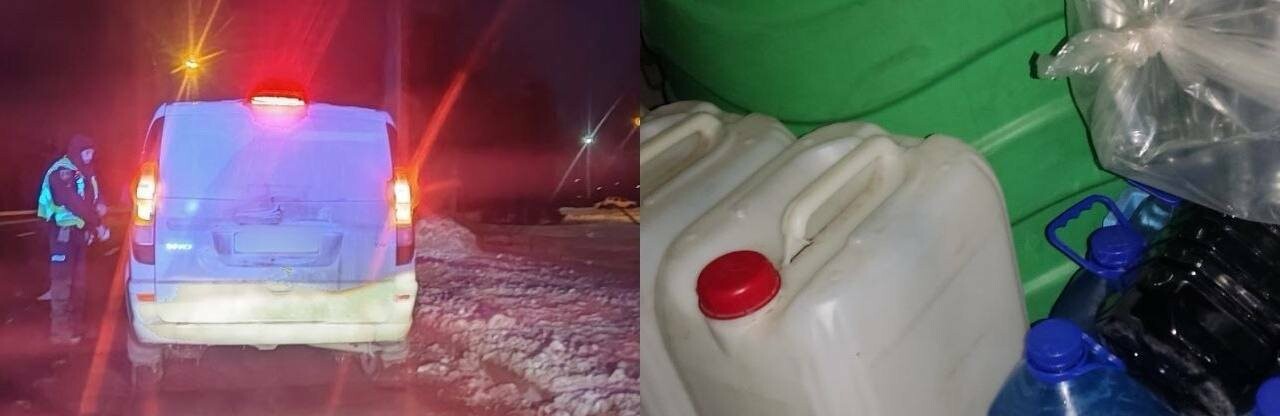 У Кривому Розі патрульні виявили автомобіль, який перевозив спирт без документів