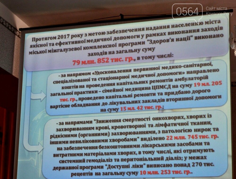 В Кривом Роге подвели итоги работы медицинской отрасли за п..., фото-4 В Кривом Роге подвели итоги работы медицинской отрасли за прошлый год (ФОТО), фото-4