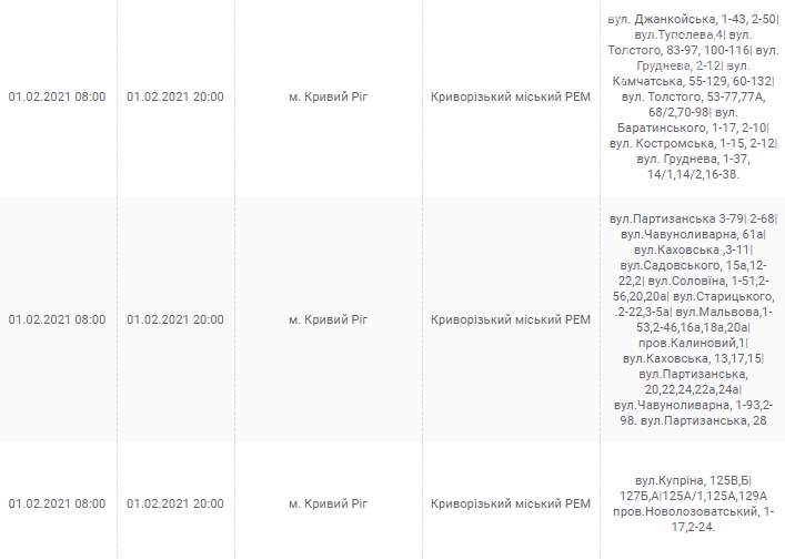 Еженедельное отключение электричества по городу начнется по новому графику, - АДРЕСА, фото-3