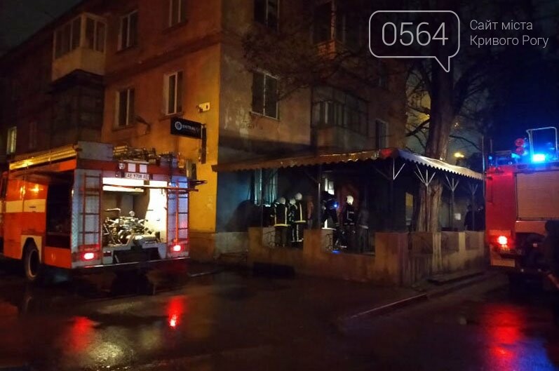 В Кривом Роге спасатели потушили пожар в кафе-баре, - ФОТО , фото-1