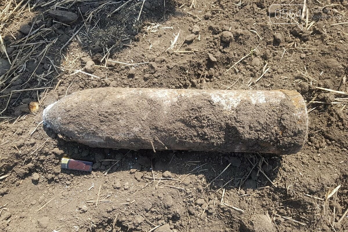 В Кривом Роге на территории промышленного предприятия обнаружили взрывоопасный предмет, - ФОТО , фото-1
