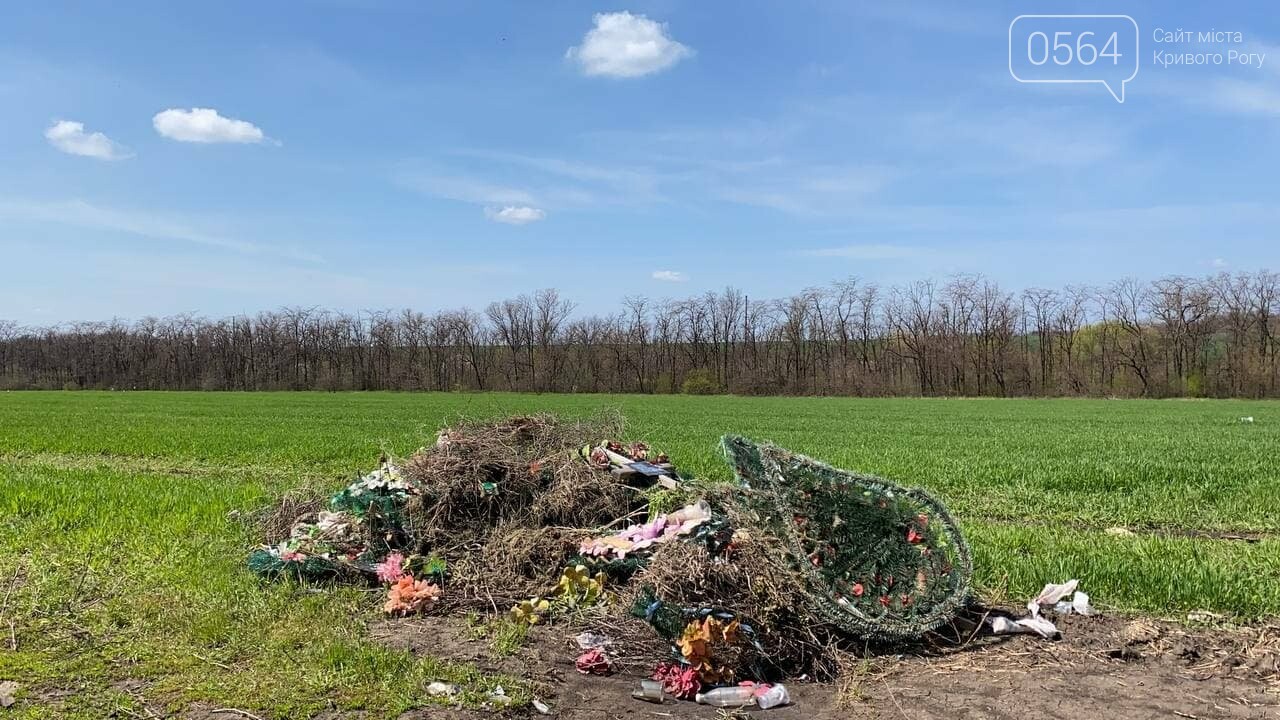 На криворожских кладбищах накануне поминальных дней в усиленном режиме работает спецтехника, - ФОТО, ВИДЕО , фото-8