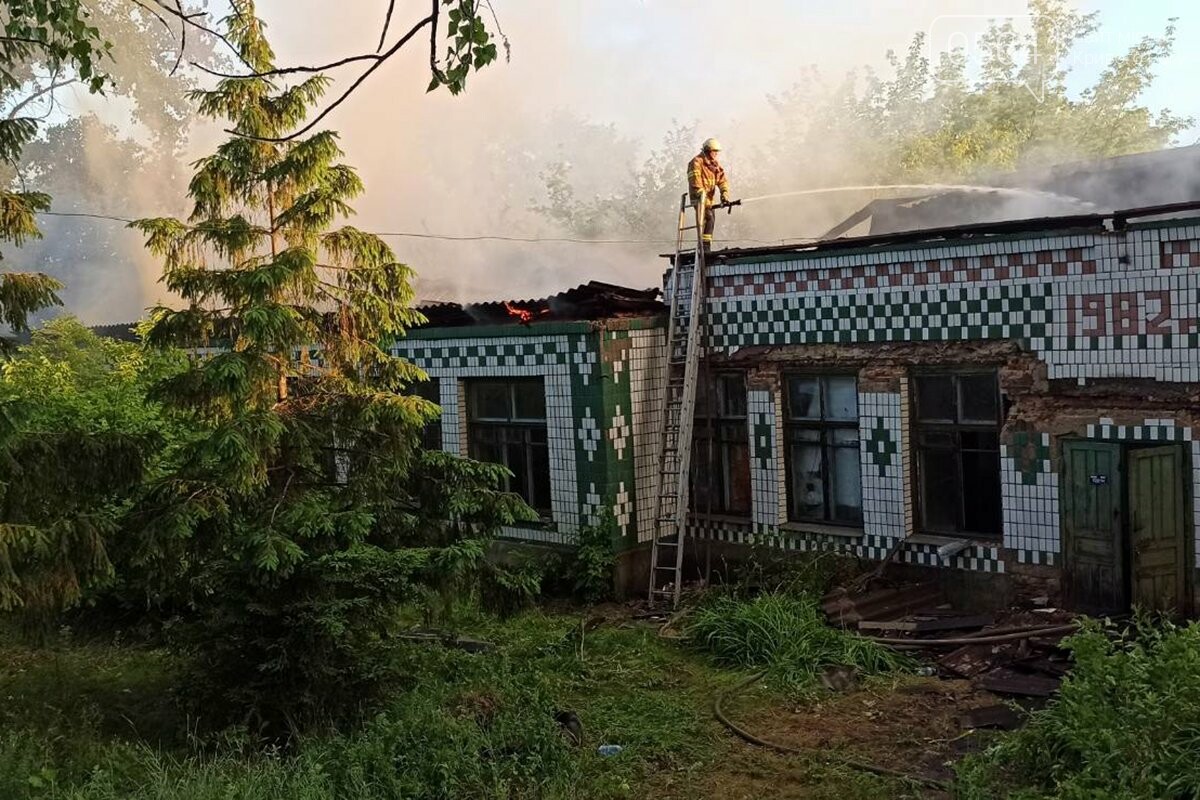 В Криворожском районе спасатели ночью несколько часов тушили масштабный пожар, - ФОТО, фото-1
