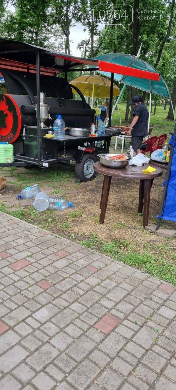 В Кривом Роге фотозону в парке превратили в шашлычную, - ФОТО, фото-1