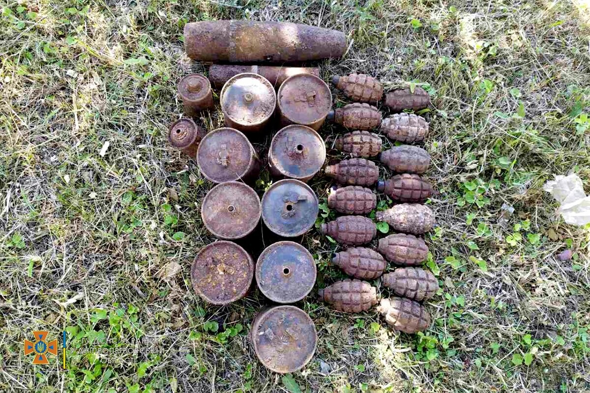 Под Кривым Рогом нашли 29 устаревших боеприпасов, фото-1