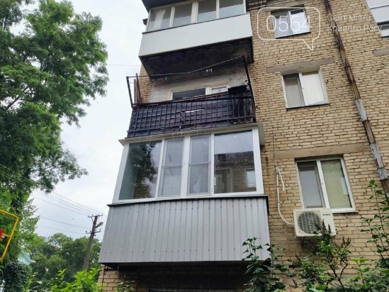 В Кривом Роге за день горело два балкона, - ФОТО, фото-1
