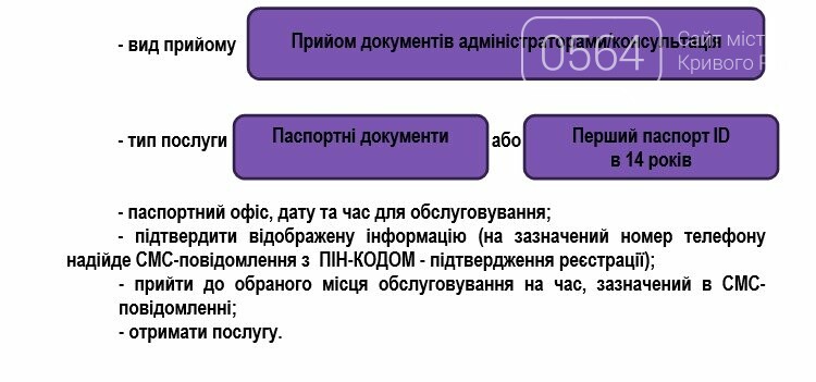 Чтобы попасть на приём, надо зарегистрироваться в электронной очереди, - "Виза" - о порядке получения ID-паспортов в Кривом Роге, - ФОТО, фото-1