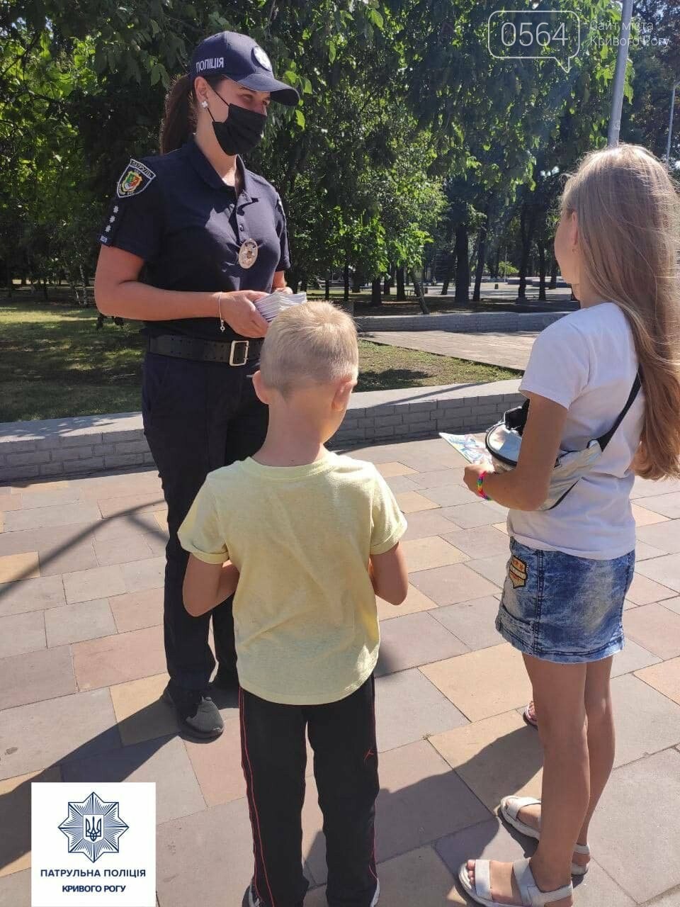 В Кривом Роге патрульные обучали детей безопасному поведению на дороге, - ФОТО , фото-3