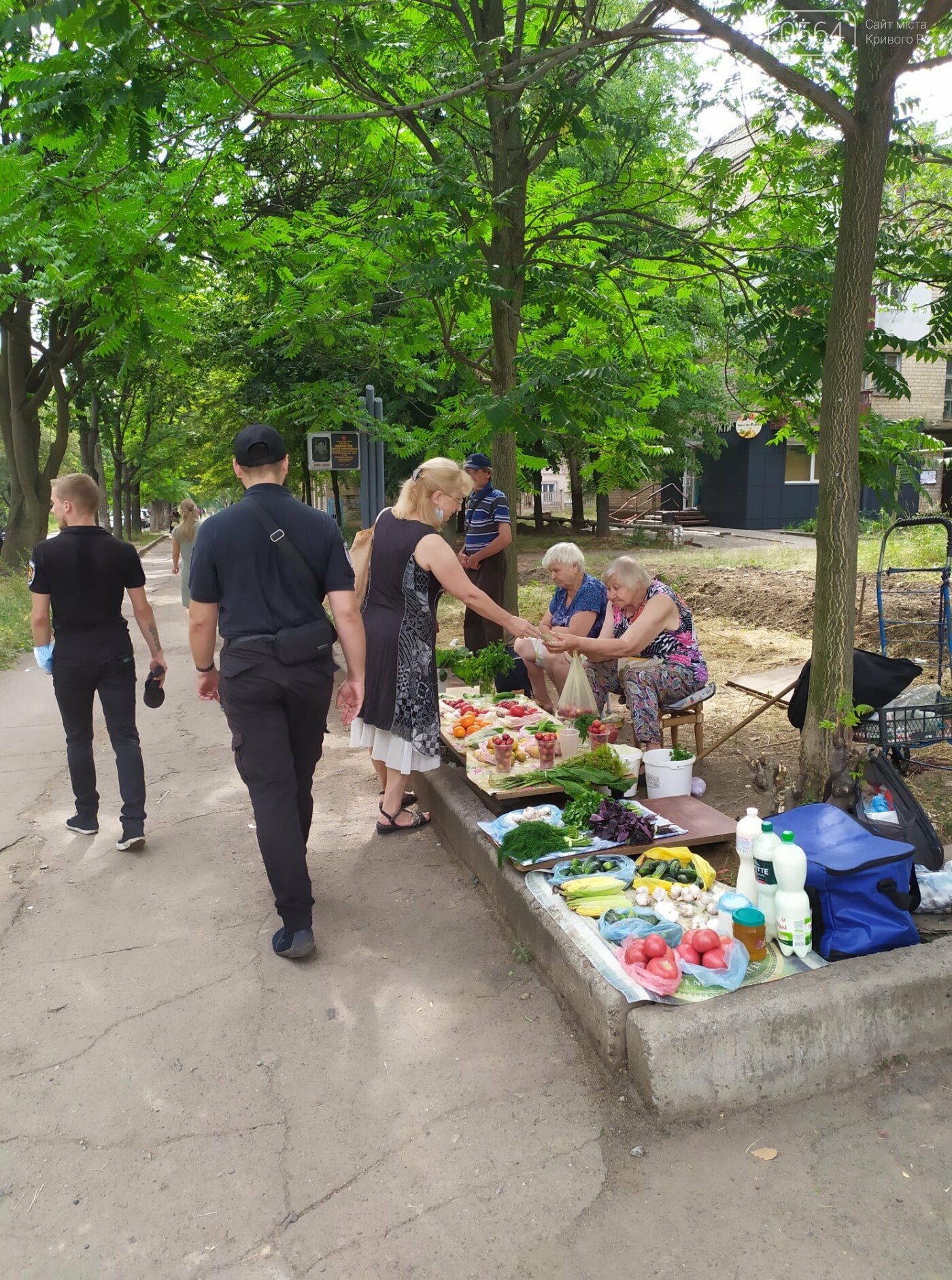В Кривом Роге боролись со стихийной торговлей возле рынка, - ФОТО, фото-4