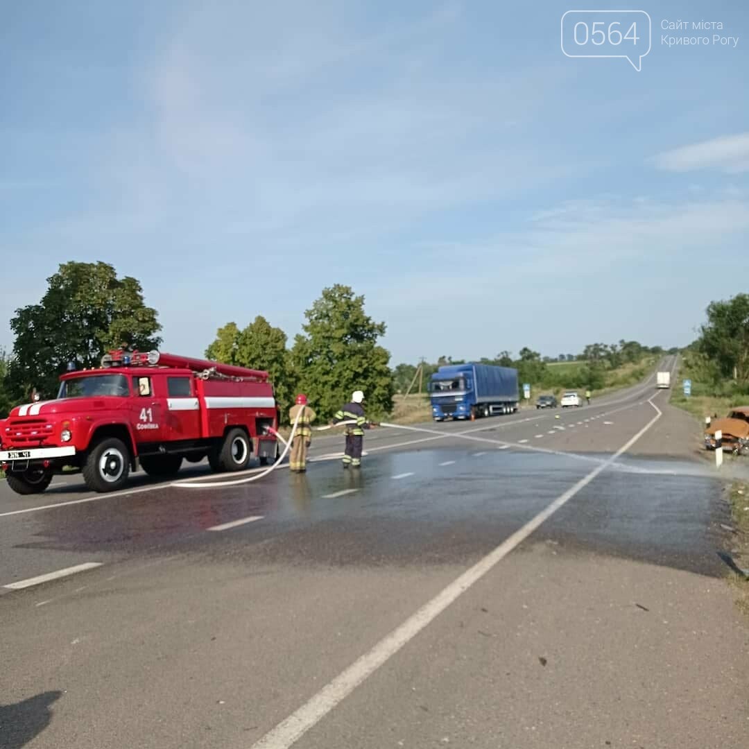 В Криворожском районе в результате столкновения "ВАЗа" с фурой пострадал мужчина, - ФОТО , фото-4
