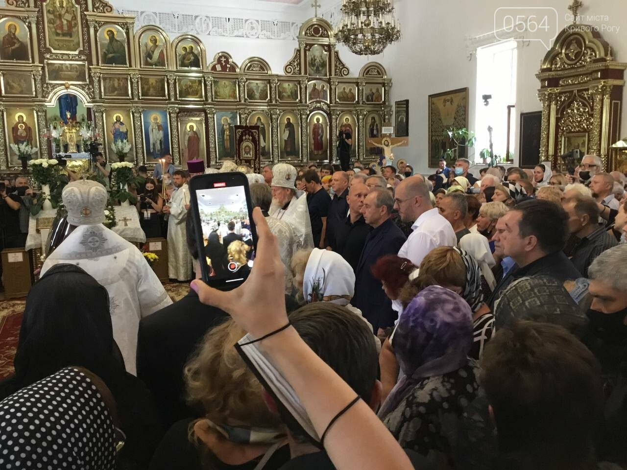 Началась панихида по погибшему городскому голове Кривого Рога Константину Павлову, - ФОТО, фото-29