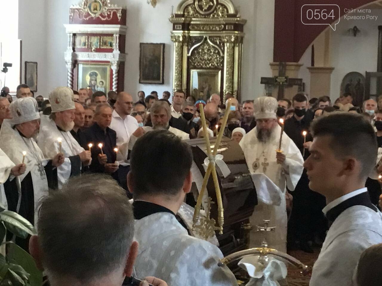 Началась панихида по погибшему городскому голове Кривого Рога Константину Павлову, - ФОТО, фото-3