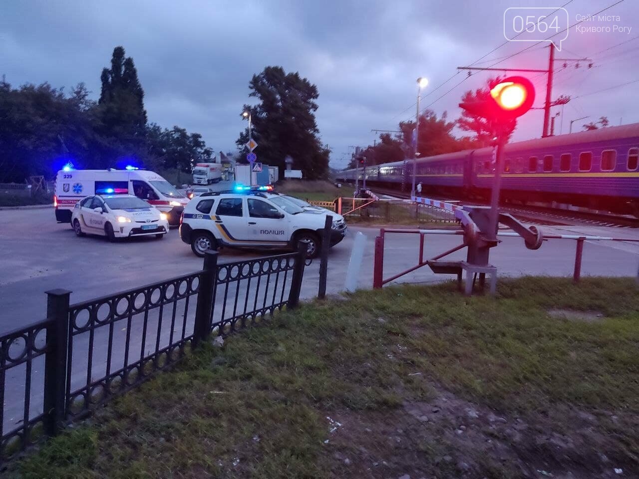 Поезд "Кривой Рог - Киев" на переезде сбил человека, - ФОТО, фото-5