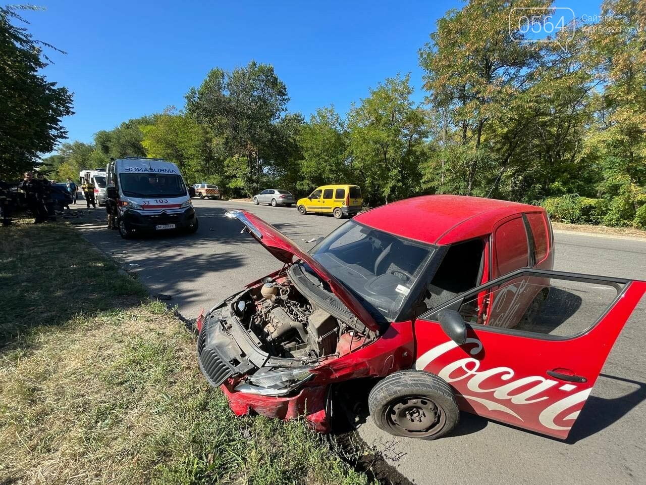 Два человека пострадали в аварии возле объездной дороги в Кривом Роге, - ФОТО, фото-7
