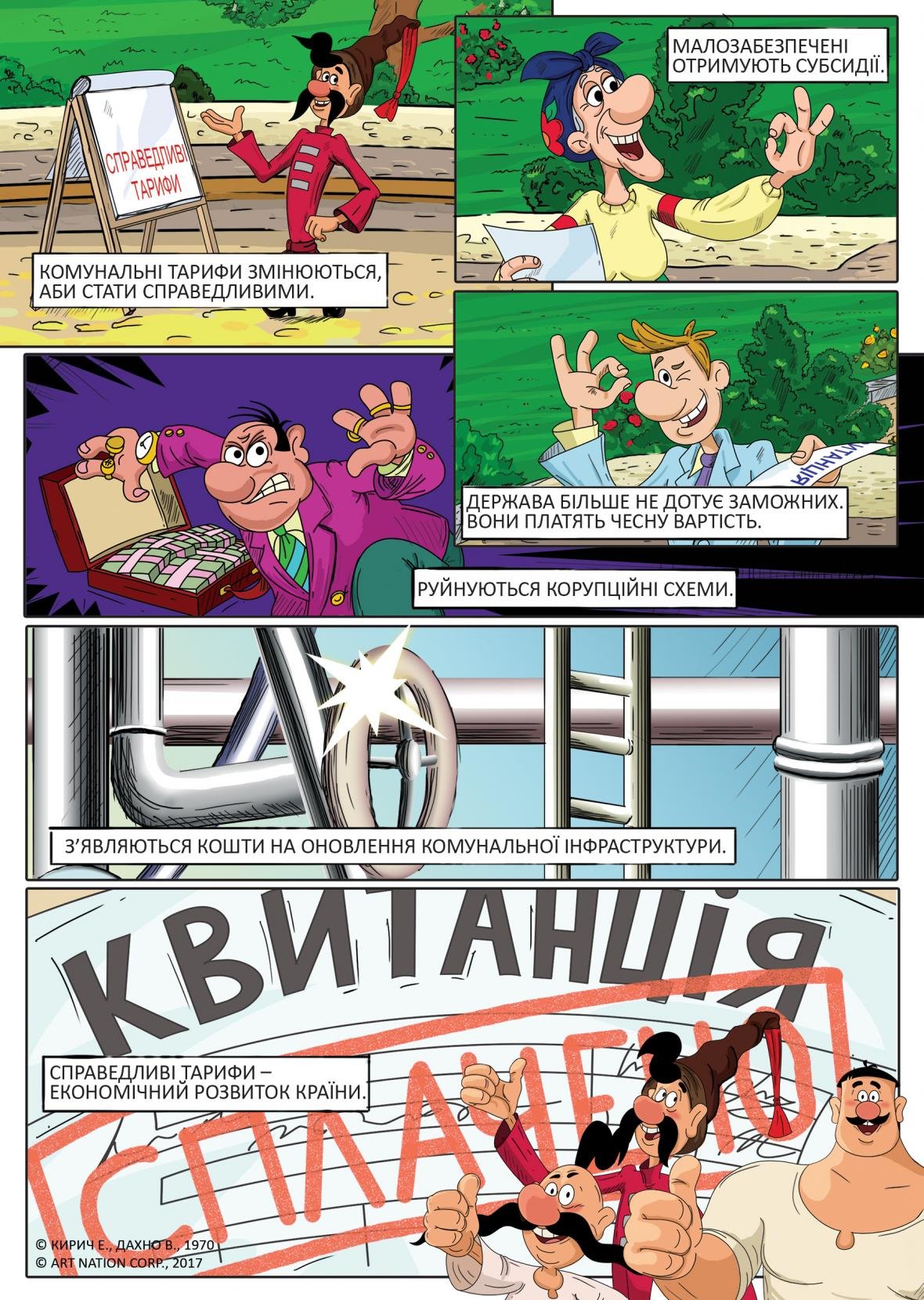 Легендарный мультфильм «Как казаки ...» интерпретировали в..., фото-1 Легендарный мультфильм «Как казаки ...» интерпретировали в комиксах о тарифах, фото-1