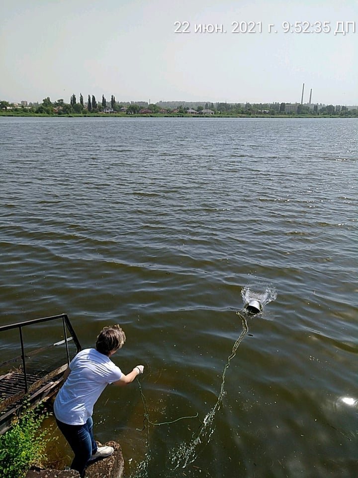 В Кривом Роге отобрали пробы воды в реке Саксагань для лабораторных исследований, - ФОТО , фото-8