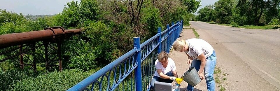 В Кривом Роге отобрали пробы воды в реке Саксагань для лабораторных исследований, - ФОТО 