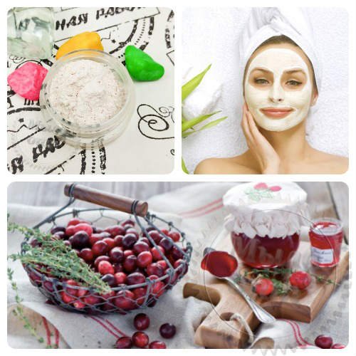 скраб из свежих ягод клюквы рецепт